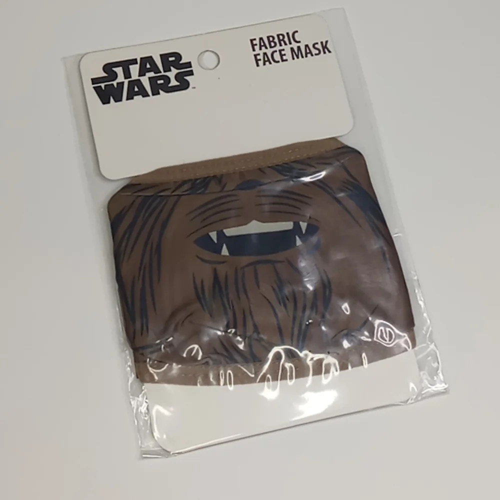 Chewbacca Kids Face Mask - Star Wars, Brown, Ages 4+ - Picture 3 of 3